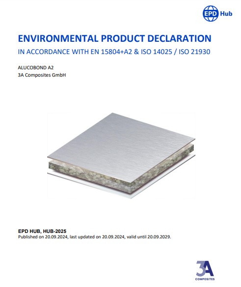 ALUCOBOND® A2 – Environmental product declaration (EPD)